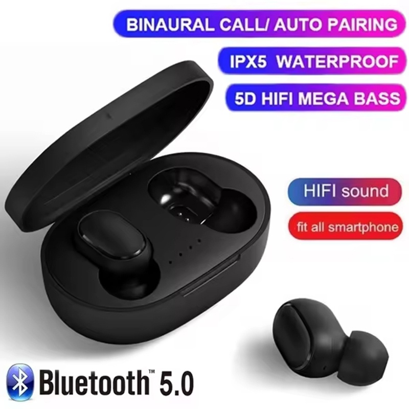A6S TWS Earphones Wireless Blu - Wireless Earbuds Tws บทวิจารณ์และราคา