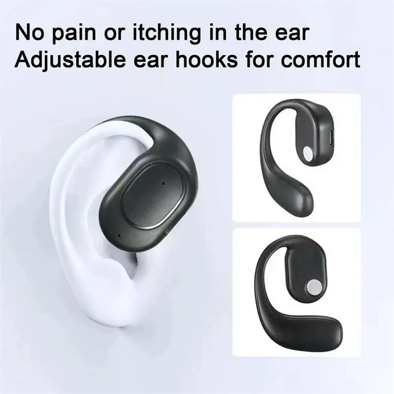 Wireless One Ear Hook Headphon - Bluetooth Headset On Ear บทวิจารณ์และราคา