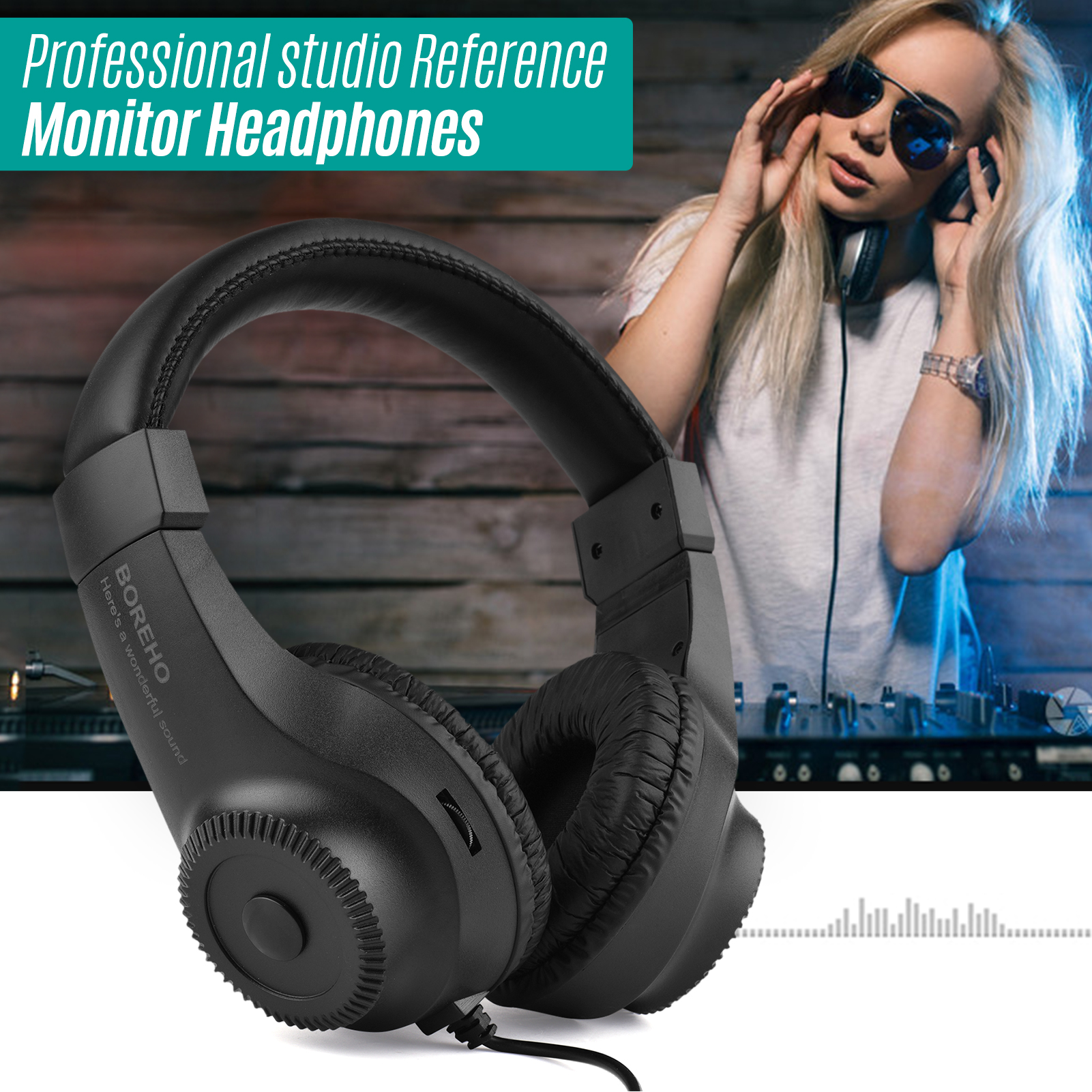 Wired Stereo Monitor Headphone - Audiophile Headphone Wired บทวิจารณ์และราคา