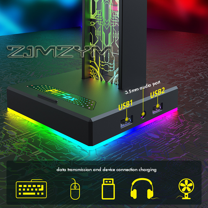 RGB Gaming Headphone Stand Dua - Gaming Headset Rgb บทวิจารณ์และราคา