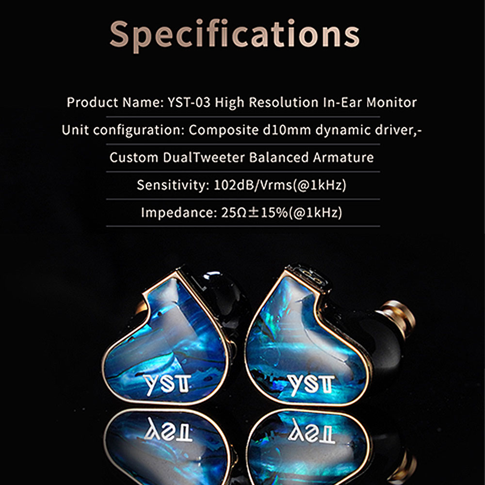 Clearance YST03 JIAO In Ear Ea - In Ear Monitor Iem บทวิจารณ์และราคา