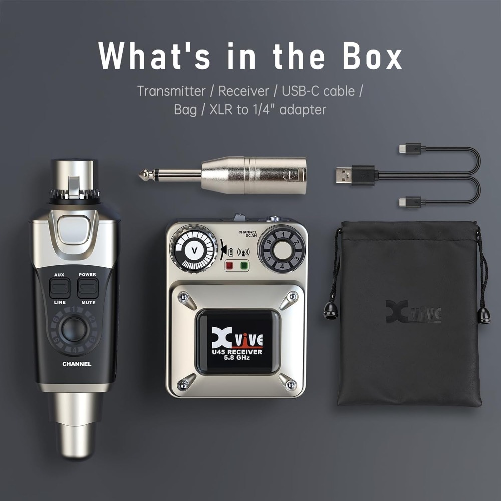 Xvive U45 Wireless in Ear Moni - In Ear Monitor Iem บทวิจารณ์และราคา