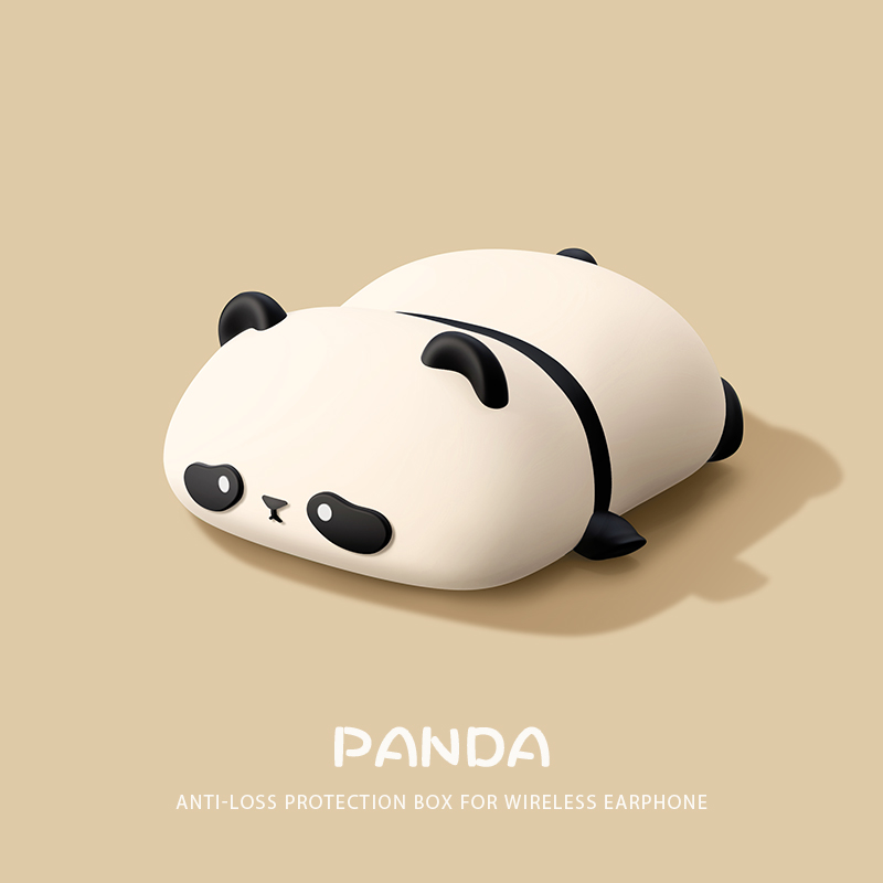 Cute Lying Panda Headphone Cas - Earbuds Charging Case บทวิจารณ์และราคา