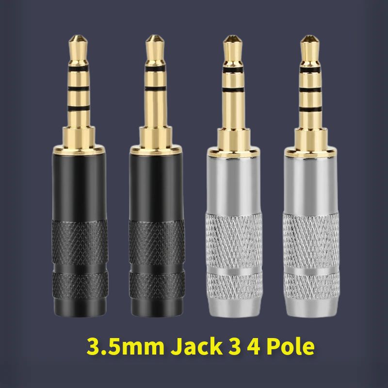 DIY 3.5mm Jacks Audio Plug 3 4 - Cable Extension 3.5 บทวิจารณ์และราคา