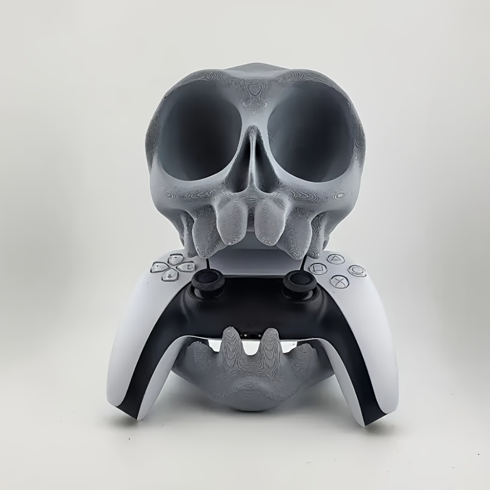 Skull Shaped Controller Stand  - Headphone Stand Desk บทวิจารณ์และราคา