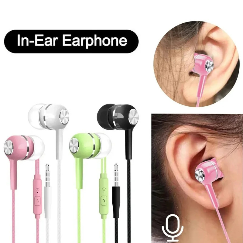 1/2/3/4Pcs 3.5mm Wired Earphon - Wired Earphone Mic บทวิจารณ์และราคา