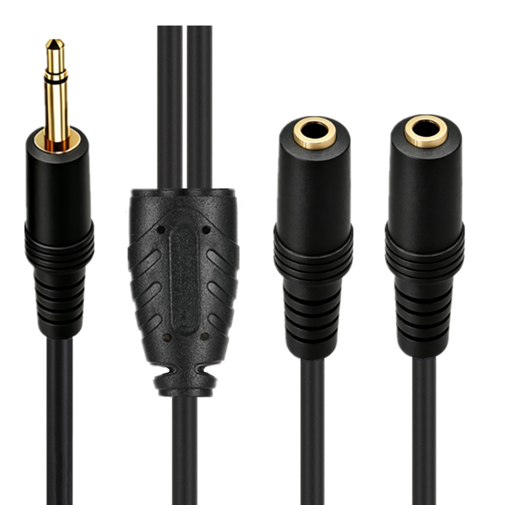 3.5mm TS Mono Male To Dual 3.5 - Earphone Splitter Jack บทวิจารณ์และราคา