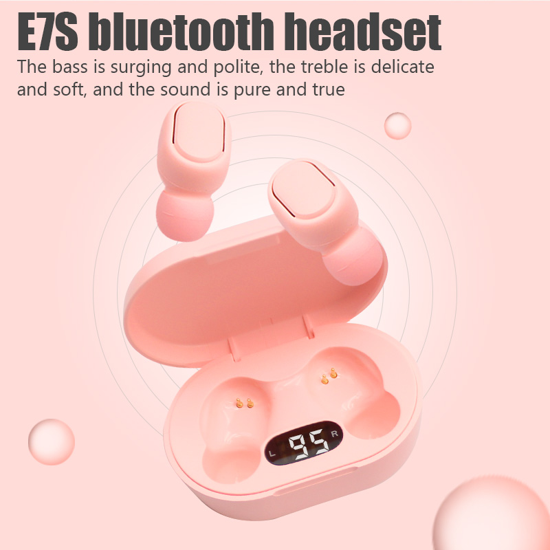 E7S TWS Fone Bluetooth Earphon - Wireless Earbuds Tws บทวิจารณ์และราคา