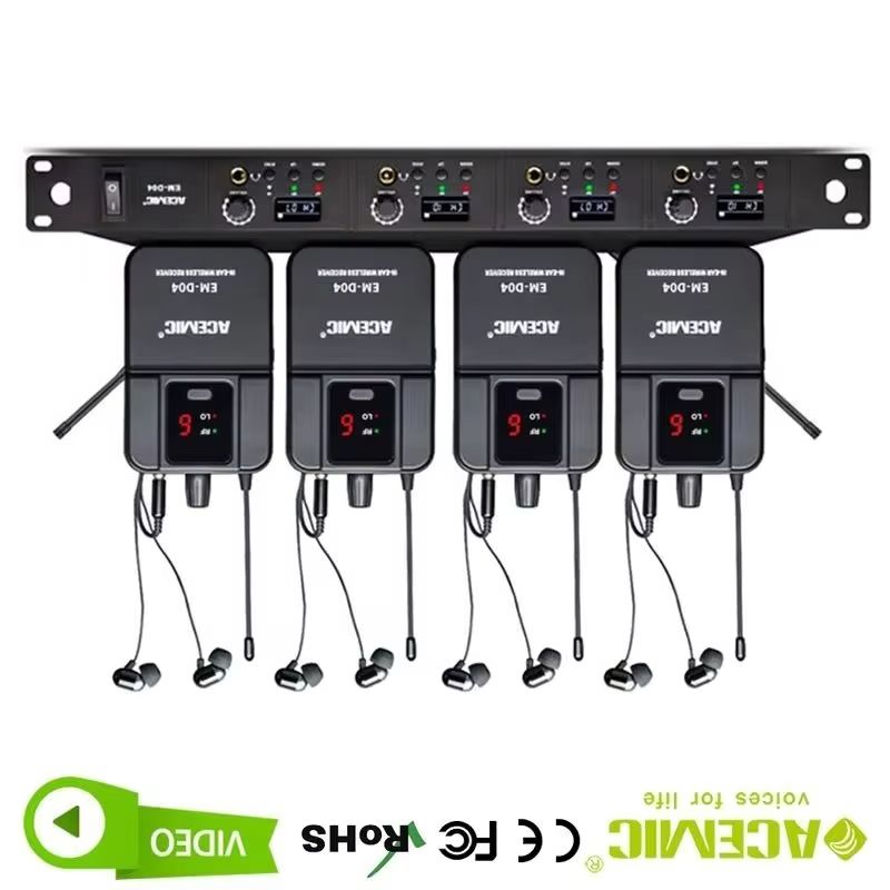 4 Channel Wireless In-Ear Moni - In Ear Monitor Iem บทวิจารณ์และราคา