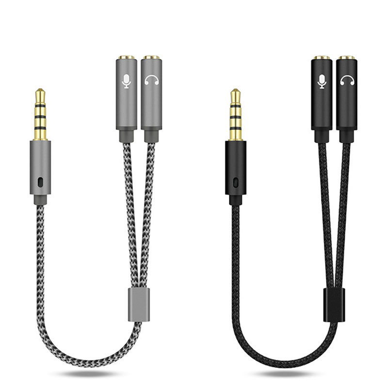 3.5mm Audio Splitter Y Jack 1  - Earphone Splitter Jack บทวิจารณ์และราคา