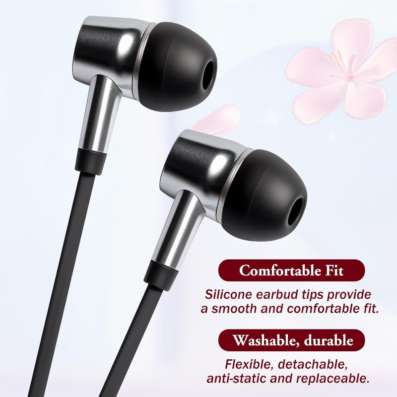 Silicone Earbud Replacement Ti - Silicone Ear Tip Replacement บทวิจารณ์และราคา