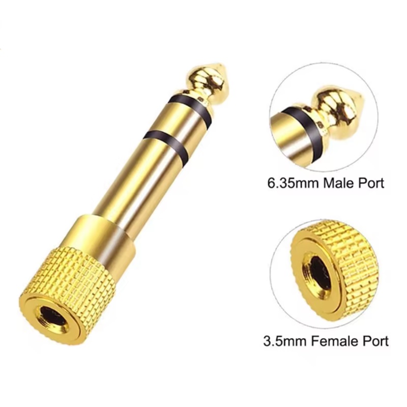 Audio 6.35mm male to 3.5 femal - Cable Extension 3.5 บทวิจารณ์และราคา