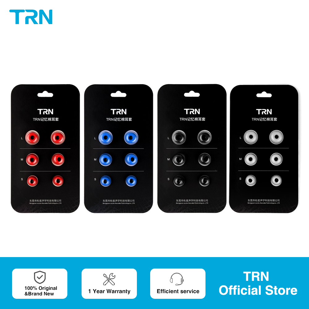 TRN 3Pairs (6pcs) Earphone Mem - Earphone Foam Tip บทวิจารณ์และราคา