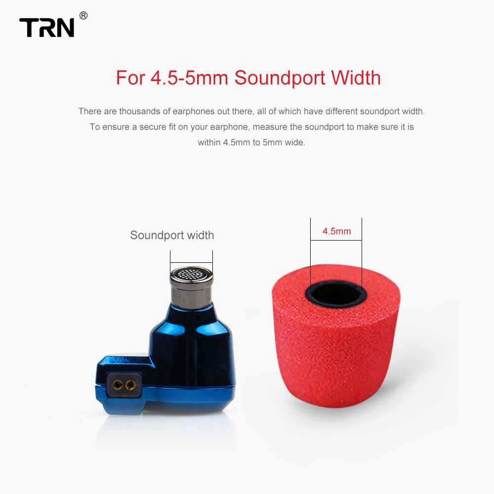 TRN 3Pairs (6pcs) Earphone Mem - Earphone Foam Tip บทวิจารณ์และราคา